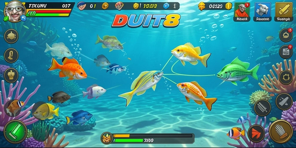 Gameplay seru menghadirkan pengalaman Tembak Ikan yang mendebarkan.