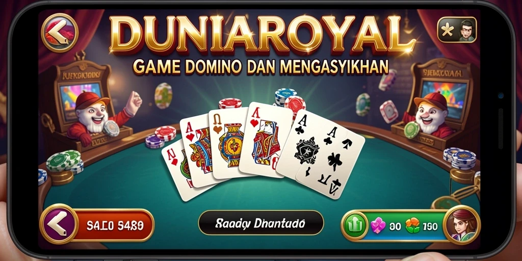 Tampilan menarik dari gameplay DUNIAROYAL yang seru.