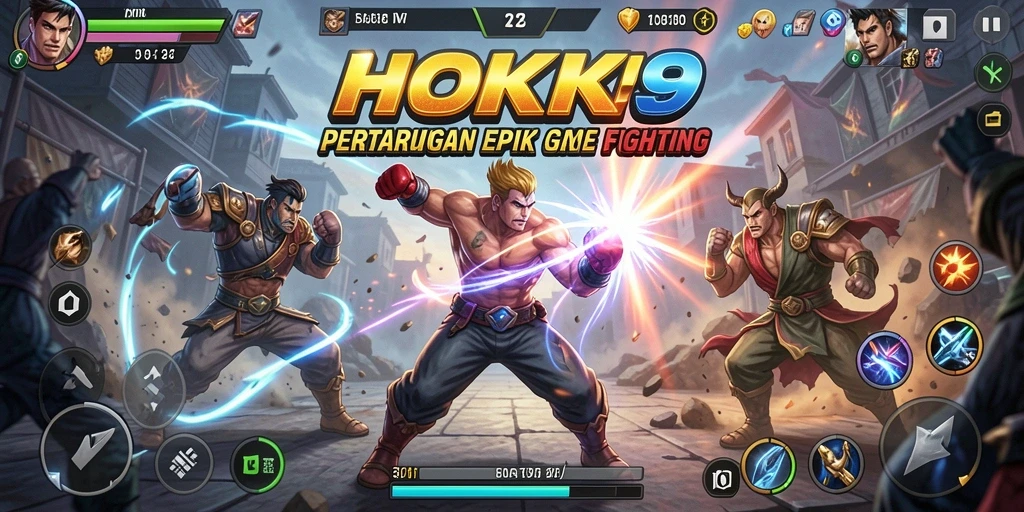 Tampilan gameplay HOKI9 yang menegangkan dan penuh aksi.
