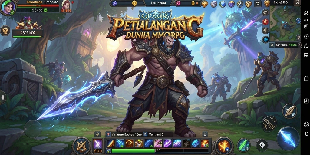 Screenshot gameplay JPS88 menampilkan pertempuran seru dan karakter yang beragam.