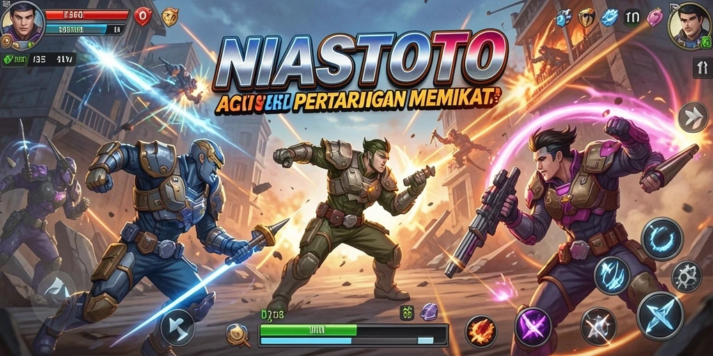 Tangkapan layar NIASTOTO menunjukkan aksi pertarungan yang mendebarkan.