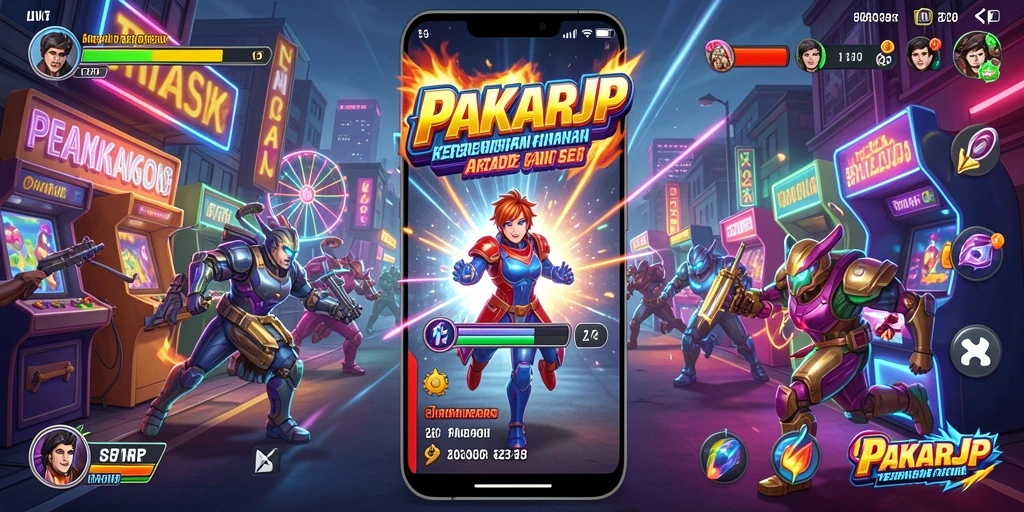 Tampilan gameplay seru dari PAKARJP dengan karakter dan level yang menantang.