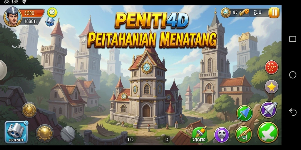 Gameplay seru dengan strategi menara yang menarik di PENITI4D.