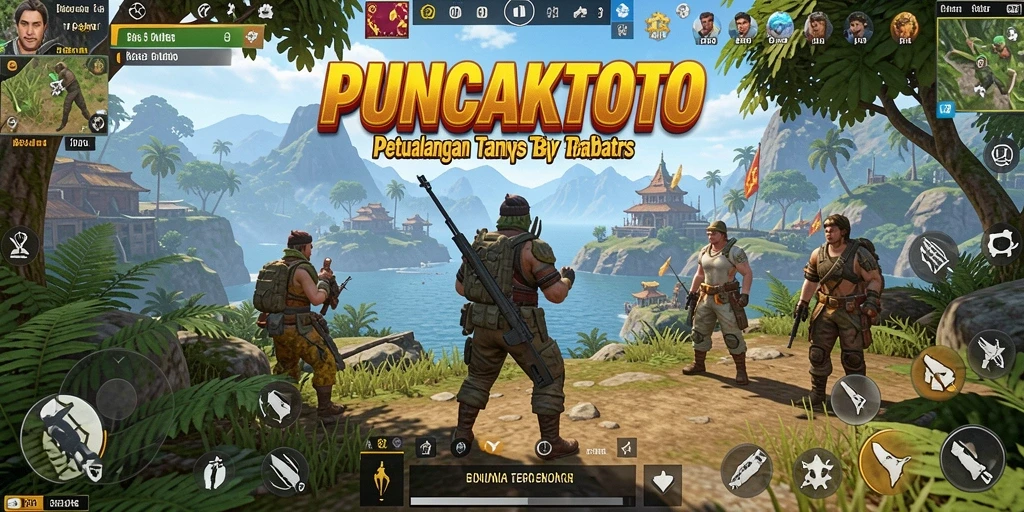 Tampilan gameplay Open World yang menakjubkan di PUNCAKTOTO.