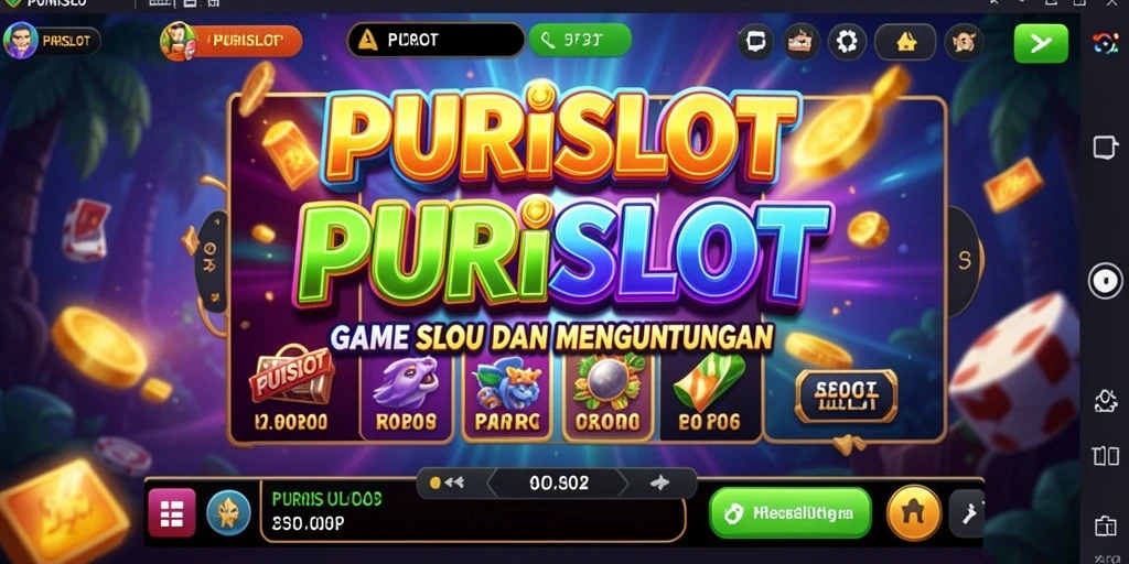 Tampilan menarik dari gameplay slot PURISLOT yang memukau.