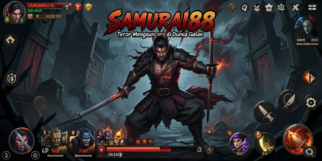 Tangkapan layar menunjukkan aksi mendebarkan di dalam <strong>SAMURAI88</strong>.