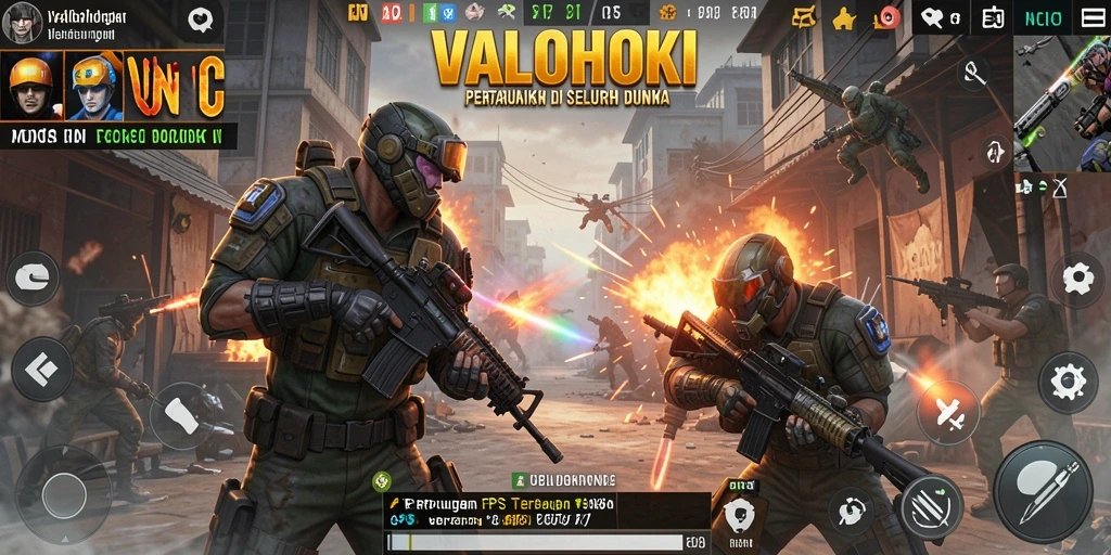 Gameplay seru dan menegangkan dalam dunia VALOHOKI.